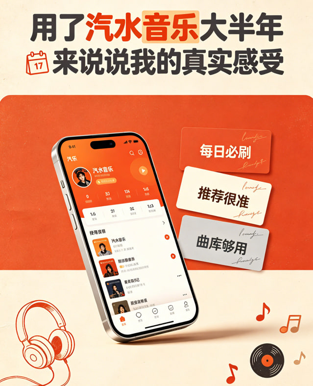 用了汽水音乐大半年，来说说我的真实感受